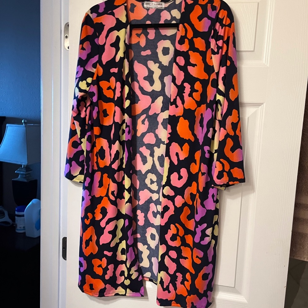 Giddy up glamour  kimono beautiful colors never worn